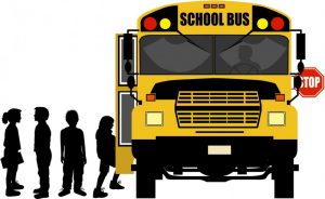 Be Alert for Children Loading and Unloading from School Busses
