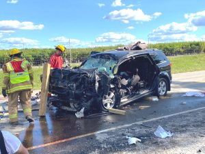 One Airlifted After Head-on Crash Thursday Afternoon on Highway 146