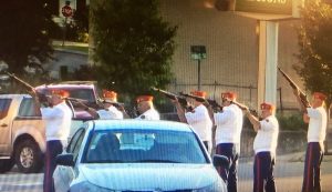 Marine Corps League 3 Volley Salute followed by Taps.