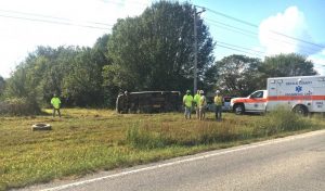 Three people were involved in a crash Tuesday afternoon on Highway 56 near the DeKalb/Warren County line.
