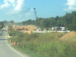 Highway 56 Road Construction near DeKalb/Warren County line