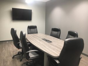 Conference room in new Smithville Police Department Building