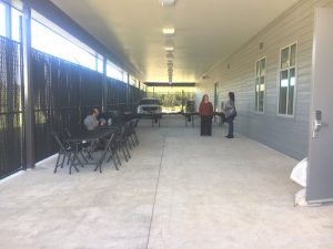 Drive through Sally Port for transporting prisoners securely into the new Smithville Police Department Building