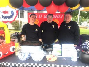 “Gas It Up Chili” from DeKalb Market earned second place for Best Decorated Booth at the Habitat Chili Cook-Off and Bake Sale