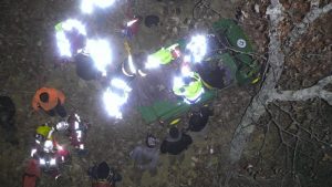 Multiple Agencies Participate in Rescue of Missing Hunter in DeKalb County. Drone footage and pics courtesy of Stormpoint Emergency Response