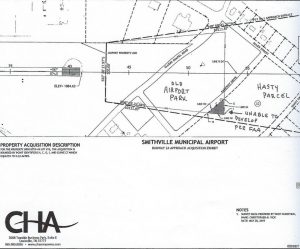 Should the City of Smithville annex property on Parkway Drive near the airport for future residential development? CHA Consulting, Incorporated of Louisville, Tennessee doesn’t think so. CHA is the city’s consulting engineer and in a recent letter to Mayor Josh Miller, Lawson S. Bordley of CHA advised the city to guard against taking any action that might interfere with the airport’s Runway Protection Zone (RPZ) or hamper future extension of the airport runway.