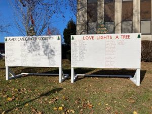 “Love Lights a Tree” Display Board Gets Makeover Thanks to DCHS Shop Classes