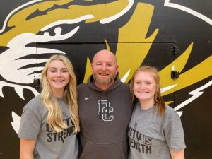 Listen for WJLE’s Tiger Talk program here featuring Lady Tiger Coach Danny Fish and Lady Tiger players Dare Collins (left) and Avery Agee (right)