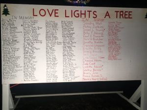 Love Lights Reflect Support for the American Cancer Society