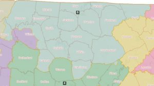 The new 6th Congressional District, represented by Congressman John Rose, would be made up of all of Sumner, Macon, Clay, Pickett, Scott, Trousdale, Smith, Jackson, Overton, Fentress, Putnam, Cannon, DeKalb, White, Cumberland, and Van Buren, and part of Wilson and Davidson counties.