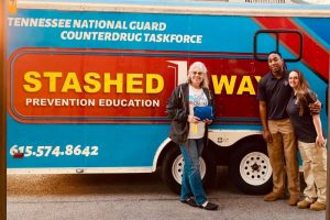 The DeKalb Prevention Coalition will be hosting the Tennessee National Guard Counter Drug Task Force’s Stashed Away Trailer in the parking lot of the DeKalb County Complex on Tuesday, March 29.
