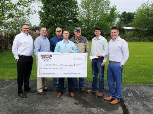 Donations made to the DeKalb Board of Education Backpack Program: Bottom Photo : Pictured left to right: Ryan Magness – Farm Bureau Agent, Chris Griffith- Farm Bureau Agent, Mack Harney – DeKalb Farm Bureau President, Patrick Cripps – DeKalb Director of Schools/DeKalb Board of Education/ Backpack Program, Mack Wilhite – DeKalb Co-op, : Colton McClanahan - Farm Credit, and Bradley Locke Farm Bureau Agency Manager