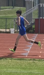 Caleb Gray’s 1600 m run