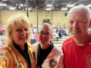 Pictured left to right are Brenda Sell, Amy Lloyd and George Lloyd