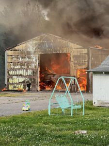 A Thursday afternoon fire destroyed the home of Roger Tramel at 702 Cill Street as well as a garage on property behind the home off Charity Lane belonging to Danny Adams (shown here). Jim Beshearse photo