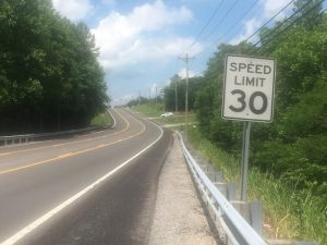 The speed limit is changing from 30 to 45 miles per hour on Highway 56 (North Congress Boulevard) between Church Street (near the Police Department Building) and Smith Road near the Northside Church of Christ.