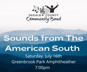 The DeKalb Community Band makes its debut tonight (July 16) at 7 o’clock in a performance at Green Brook Park
