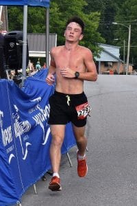 Matthew Sinclair of Carthage Wins Fiddler 5K with a time of 19:17 (Chris Tramel Photo)