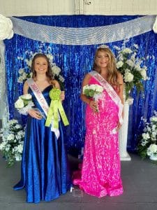 The 2022 Junior Fair Princess Miss Congeniality Averie Nicole McMinn (left) and Most Photogenic Kaylyn Isabelle Prichard (right)
