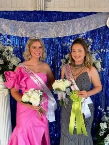 DeKalb County Fairest of the Fair Royalty: Most Photogenic Ellie Elizabeth Webb (left) and Miss Congeniality Caitlin Elisabeth Washer (right)