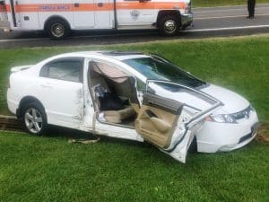 60 year old Teresa Bryant of New Home Road, Dowelltown was north on Highway 56 in a white 2008 Honda Civic turning right into the parking lot of Family Medical Center when her car was struck by a white 2020 Dodge van, driven by 31 year old Joseph Johnson of Cookeville. Passengers with Bryant were 80 year old Hazel Mullican of New Home Road, Dowelltown and 51 year old Christy Barrett.