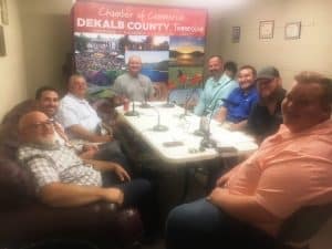 WJLE’s Fearless Forecasters together again! Pictured left to right-Scott Brown, Grant James, John Pryor, Jeff James, Chad Kirby, Dallas Kirby, Scott Goodwin, Jared Davis, and Noah Gill. The show airs at 4:30 p.m. on Thursdays.