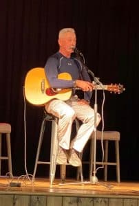 Aaron Tippin at Sunday's 9/11 remembrance program