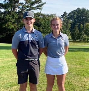 DCHS Golfers Alison Poss and Brayden Summers