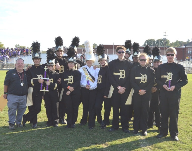 The D.C.H.S. Band placed 2nd in its category at the Yellow Jacket Invitational in Trousdale County.