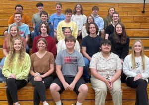 DCHS 24+ club - Amelia Atnip, Jordan Blackwell, Zoe Cripps, Kendall Davis, Noah Evans, Malcolm Gora, Alyandra Griffith, Emma Hancock, Christian Hendrixson, Chandler Johnson, Kora Kilgore, Ryder Miller, Cameron Miller, Halayna Newby, Matthew Nokes, Sheridan O’Connor, Paul Oliver, Connor Paladino, Alyssa Pugh, Brendyn Richey, Logan Starkey, Connor Vance, Brett Walker, William Wallace, Kaleb Wildes, Jenna Wright, Kelbi Young