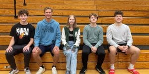 The DCHS 29+ club includes 5 students who have scored a 29 or higher on their ACT. 29+ club members are pictured left to right: Alex Antoniak, Isaac Brown, Peyton Norris, Jackson Vantrease, Robert Wheeler.