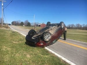 Woodbury Woman Injured in Rollover Crash