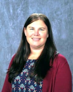 Positive Behavior Interventionist and Lead District Positive Behavior Support Interventionist, Meagan Humbert at Northside Elementary School-Teacher of Year at NES