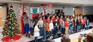 Students at DeKalb West School’s 21st Century After School program took a special trip around the world for Christmas. They journeyed to Mexico, Germany, England, and Canada without leaving DeKalb County.