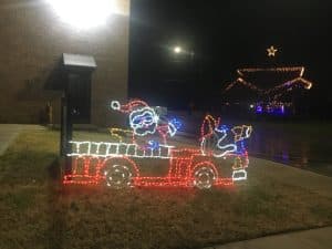Christmas Lights at City of Smithville Fire Hall