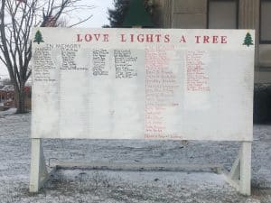 Love Lights A Tree Honorees for 2022