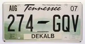 The old Green Mountain Tennessee License Plates are about to become a thing of the past