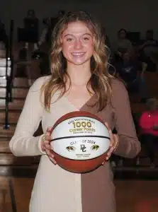 DCHS Lady Tiger Ella VanVranken becomes member of 1,000 point club