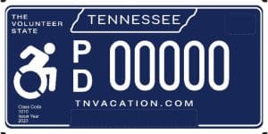 Disabled Tennessee License Plates Have New Design