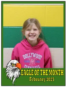 Northside Elementary School has selected its Eagles of the Month. Clara Cox (3rd grade) is a smart and friendly girl. She works hard and uses her time wisely. She always tries her best. She is friendly to others and is always willing to help. Congratulations Clara!