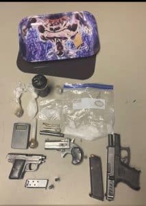 28-year-old Raymond Marcelle Marks of Antioch, Tennessee and 24-year-old Savannah Elizabeth Derrick of Crestlawn Drive, Smithville were arrested during a traffic stop on March 9 and found with methamphetamine. Marks was also carrying a firearm illiegally