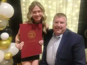 DCHS Junior Basketball Star Ella VanVranken received a special honor during Saturday night’s team awards banquet at the Smithville First Baptist Church Life Enrichment Center. VanVranken, the 2022-23 Love-Cantrell Funeral Home Allen D. Hooper Memorial Most Valuable Player on the Lady Tiger team and latest member of the DCHS Basketball 1,000-point club, was presented a resolution by State Representative Michael Hale recently adopted by the Tennessee General Assembly and signed by the Governor honoring her for having scored more than 1,000 points for her career.