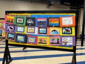 Showcase of DeKalb Schools Art Exhibit entries