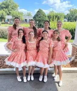 DeKalb Dancin’ Delights: Front Row (L-R): Carly Thomas, Charli Cripps, Aubree Johnson, Kaylee Kent Back Row (L-R): Camille Barton, Kenadee Prichard, Kaylee Moseley, Alyssa Hendrix