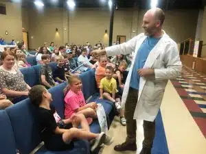 School's out for summer so let's party! The Adventure begins Thursday, June 6 as Mr. Bond and his science guys kick off a grand summer of reading on opening day of the 2024 DeKalb County Libraries Summer Reading Program for the Justin Potter and Alexandria Libraries. The fun gets underway at 2 p.m. in the DeKalb County Complex Theatre Room