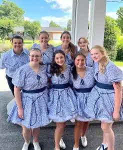 Smithville Select: Front Row (L-R): Kathryn Hale, Carleigh Beckham, Katherine Gassaway, Lillie Grace Young Back Row (L-R): Izayah Dowell, Tess Barton, Darrah Ramsey, Sylvia Evans