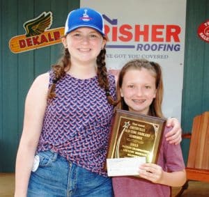 Beginners Dobro Guitar: First Place- Eden Harris of Rockvale (RIGHT)and Second Place- Reagan Brown of Springfield (LEFT)