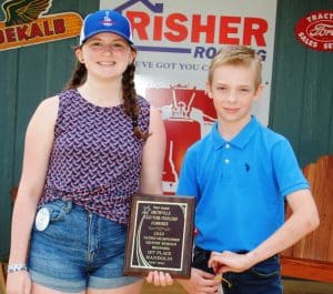 Beginners Mandolin: First Place-Reagan Brown of Springfield (LEFT), Second Place- Stephen Stewart of Monterey (RIGHT), and Third Place- Silas Pegg of Gallatin (NOT PICTURED)