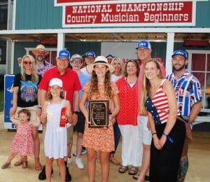 A Nashville girl won the top Jamboree award Saturday as the best fiddler in the National Championship for Country Musician Beginners. Summer Edgington won the coveted James G. “Bobo” Driver Memorial Award, named for the man who started the children’s competition during the 1980’s as part of the annual Fiddler’s Jamboree and Crafts Festival. Members of Mr. Driver’s family presented the award to Edgington.