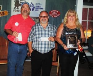 Senior Buck Dancing (Ages 40 & Over): First Place-Tammy Scruggs of Lebanon (RIGHT); Second Place-Tim Hartman of Lyles (LEFT); and Third Place- Danny Campbell of Murfreesboro(CENTER)